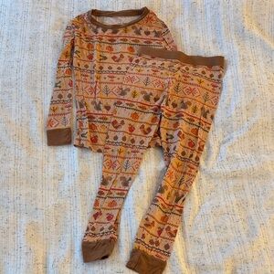Little Sleepies Harvest Pajama set